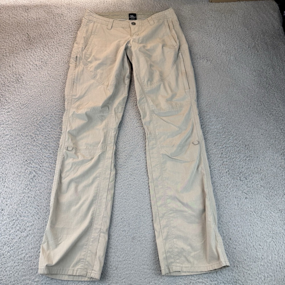 Kuhl Women's Spire Roll-Up Pants Khaki Outdoor Hiking Casual Pants Sz 4 KUHL